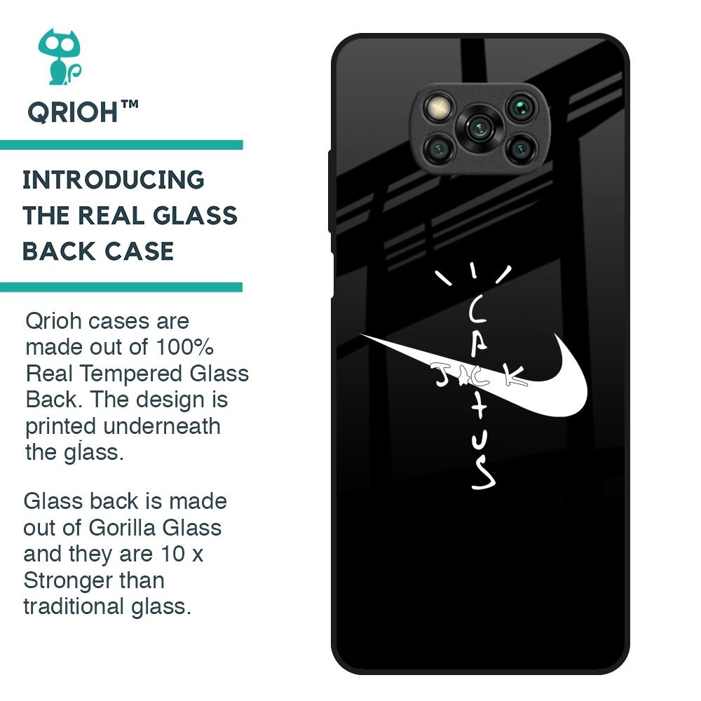 Jack Cactus Glass Case for Poco X3