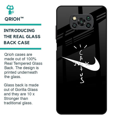 Jack Cactus Glass Case for Poco X3