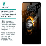 Ombre Krishna Glass Case for Poco X3