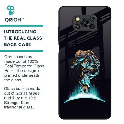 Star Ride Glass Case for Poco X3