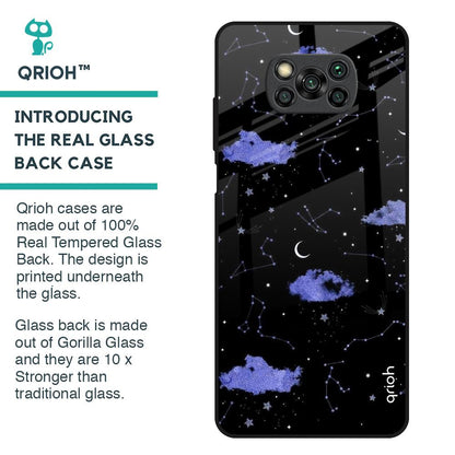 Constellations Glass Case for Poco X3