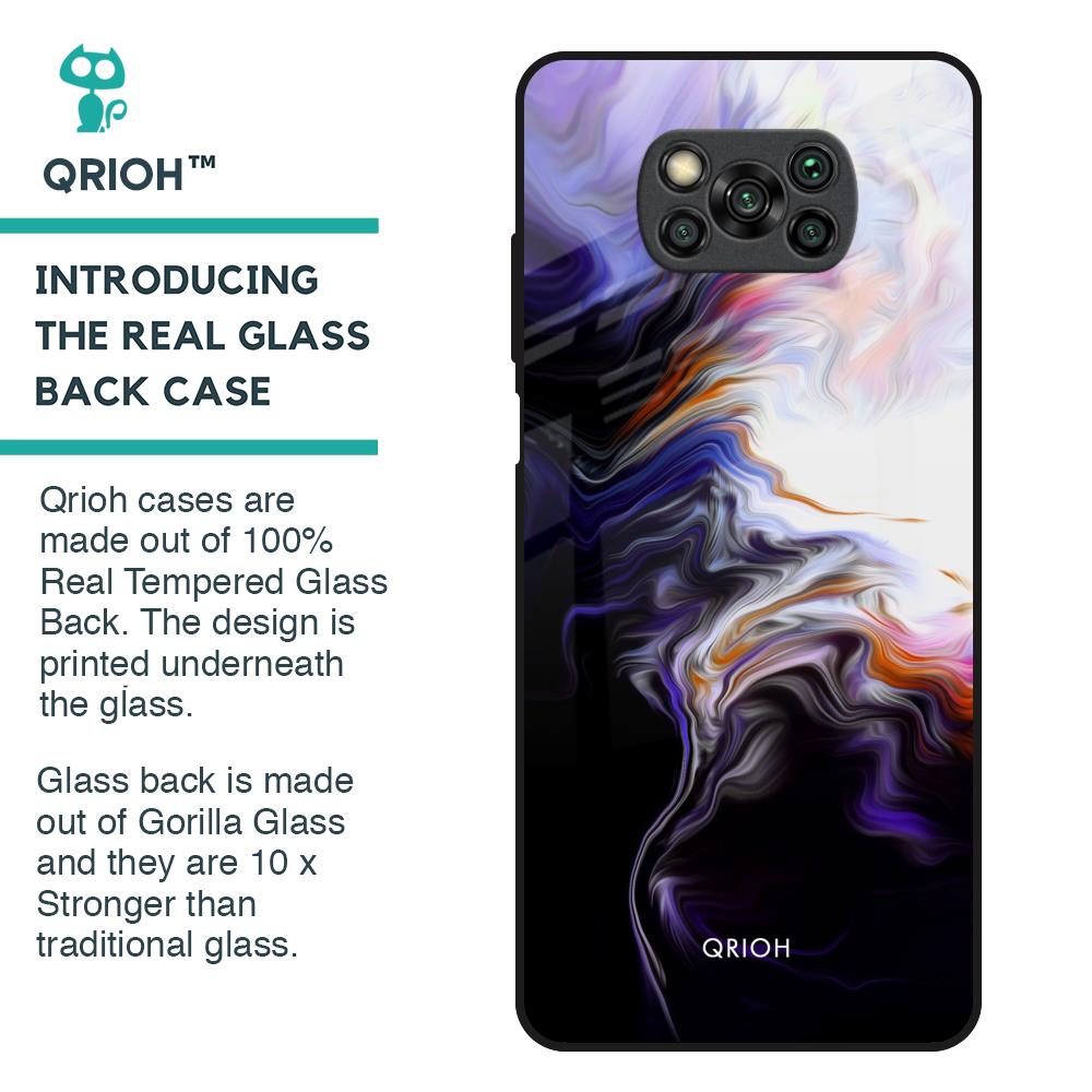 Enigma Smoke Glass Case for Poco X3