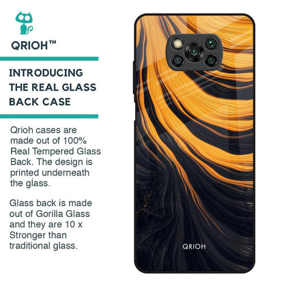 Sunshine Beam Glass Case for Poco X3