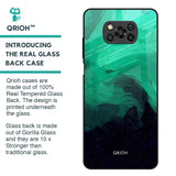 Scarlet Amber Glass Case for Poco X3