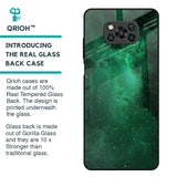 Emerald Firefly Glass Case For Poco X3