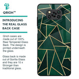 Abstract Green Glass Case For Poco X3