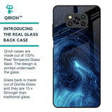 Dazzling Ocean Gradient Glass Case For Poco X3