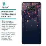 Falling Stars Glass Case For Poco X3