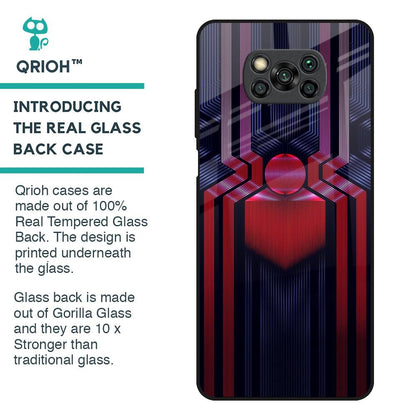 Super Art Logo Glass Case For Poco X3