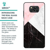 Marble Collage Art Glass Case For Poco X3