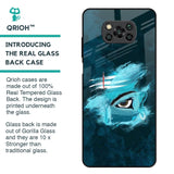 Power Of Trinetra Glass Case For Poco X3