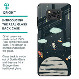 Astronaut Dream Glass Case For Poco X3