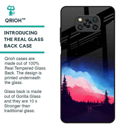 Drive In Dark Glass Case For Poco X3
