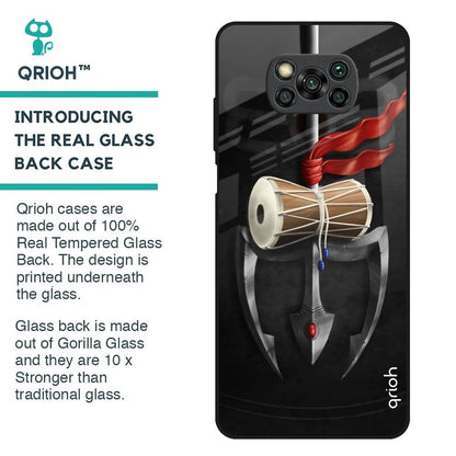 Power Of Lord Glass Case For Poco X3