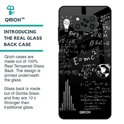 Funny Math Glass Case for Poco X3