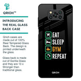 Daily Routine Glass Case for Poco X3