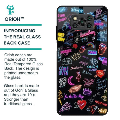 Accept The Mystery Glass Case for Poco X3