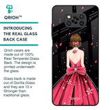 Fashion Princess Glass Case for Poco X3