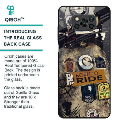 Ride Mode On Glass Case for Poco X3