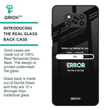Error Glass Case for Poco X3