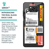 Cool Barcode Label Glass Case For Poco X3