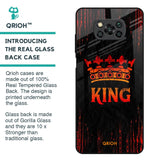 Royal King Glass Case for Poco X3