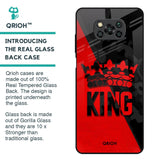 I Am A King Glass Case for Poco X3