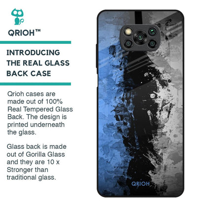 Dark Grunge Glass Case for Poco X3