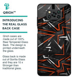 Vector Art Glass Case for Poco X3