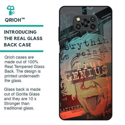 True Genius Glass Case for Poco X3
