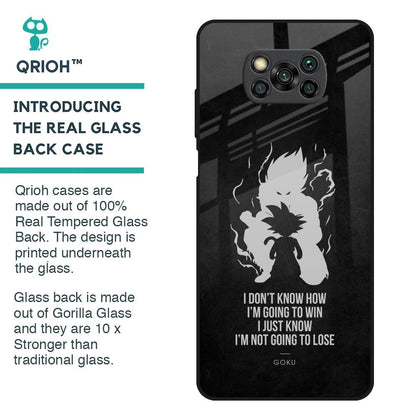 Ace One Piece Glass Case for Poco X3
