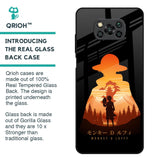 Luffy One Piece Glass Case for Poco X3