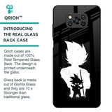 Monochrome Goku Glass Case for Poco X3