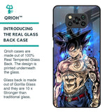 Branded Anime Glass Case for Poco X3