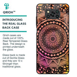 Floral Mandala Glass Case for Poco X3
