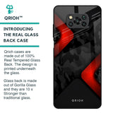 Modern Camo Abstract Glass Case for Poco X3