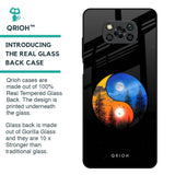 Yin Yang Balance Glass Case for Poco X3