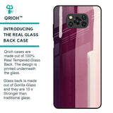 Brush Stroke Art Glass Case for Poco X3