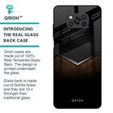 Dark Walnut Glass Case for Poco X3