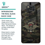Army Warrior Glass Case for Poco X3