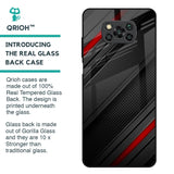 Modern Abstract Glass Case for Poco X3