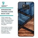 Wooden Tiles Glass Case for Poco X3