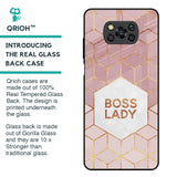 Boss Lady Glass Case for Poco X3