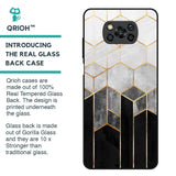 Tricolor Pattern Glass Case for Poco X3