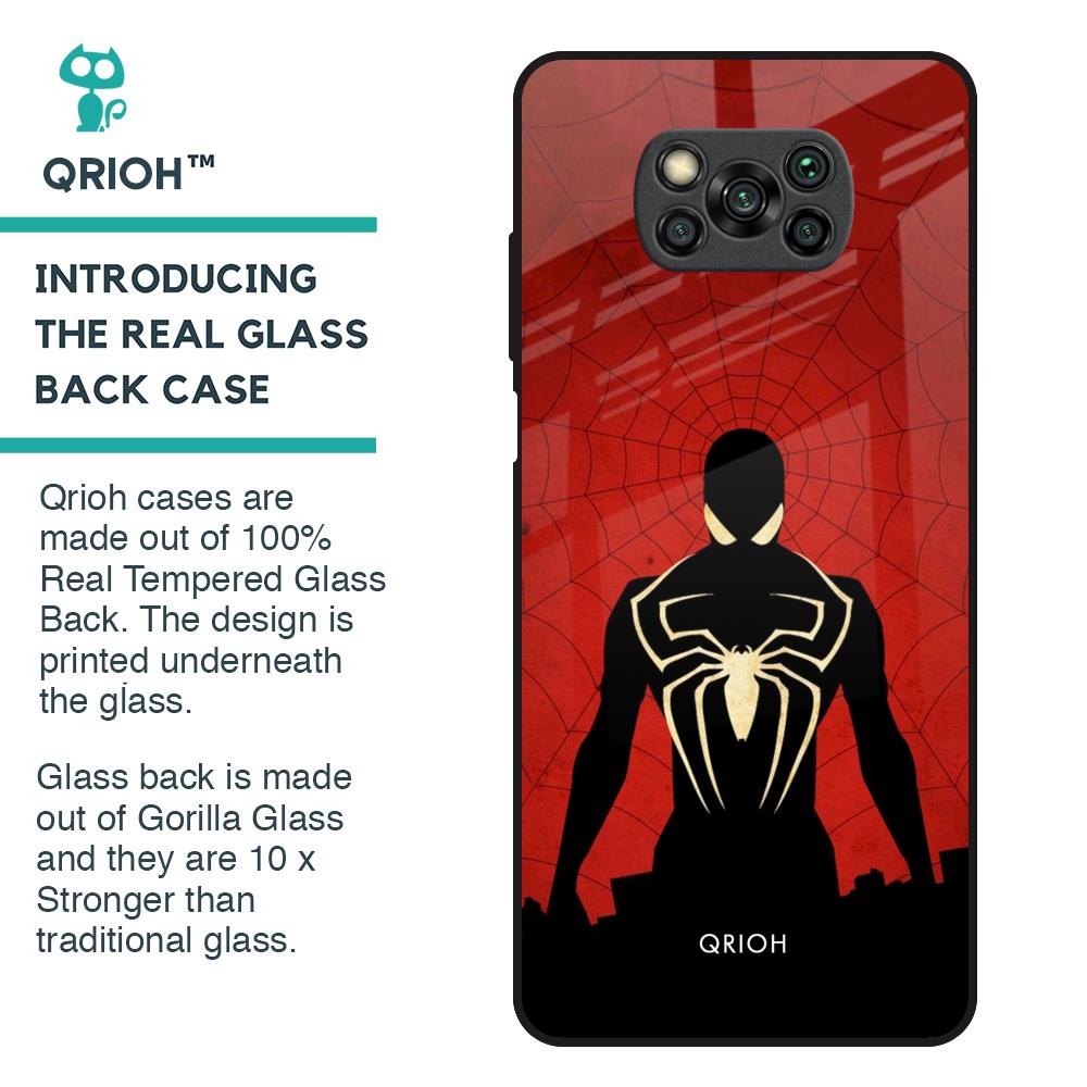 Mighty Superhero Glass Case For Poco X3