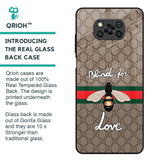 Blind For Love Glass Case for Poco X3