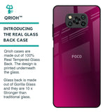 Pink Burst Glass Case for Poco X3