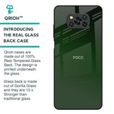 Deep Forest Glass Case for Poco X3