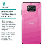 Pink Ribbon Caddy Glass Case for Poco X3