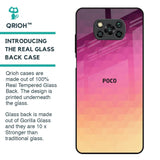 Geometric Pink Diamond Glass Case for Poco X3